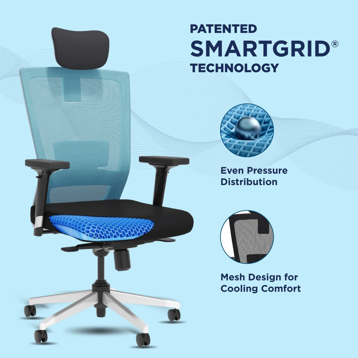 ERGOSMART PRO OFFICE CHAIR (Stylux)