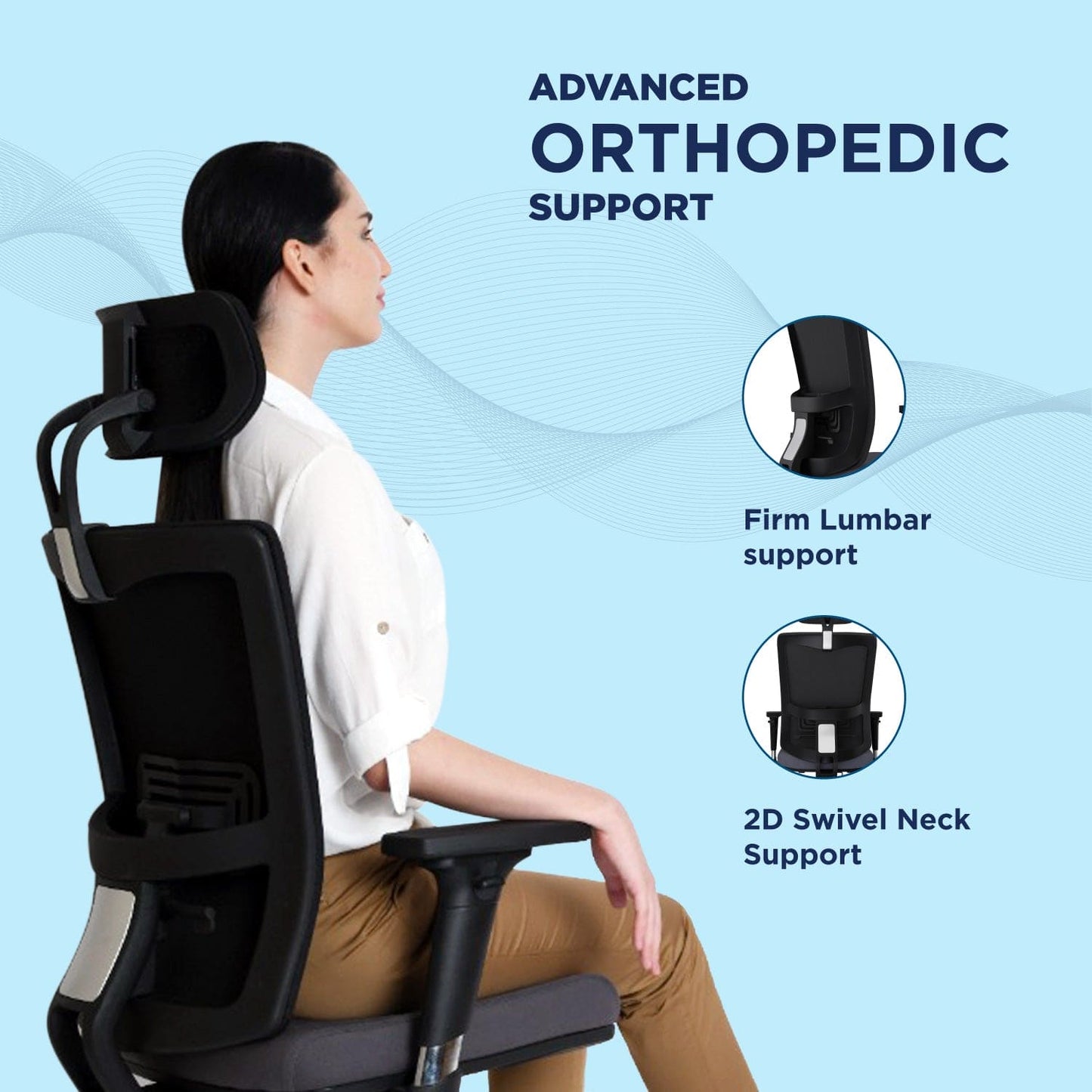 ERGOSMART PLUS OFFICE CHAIR (Onyx)