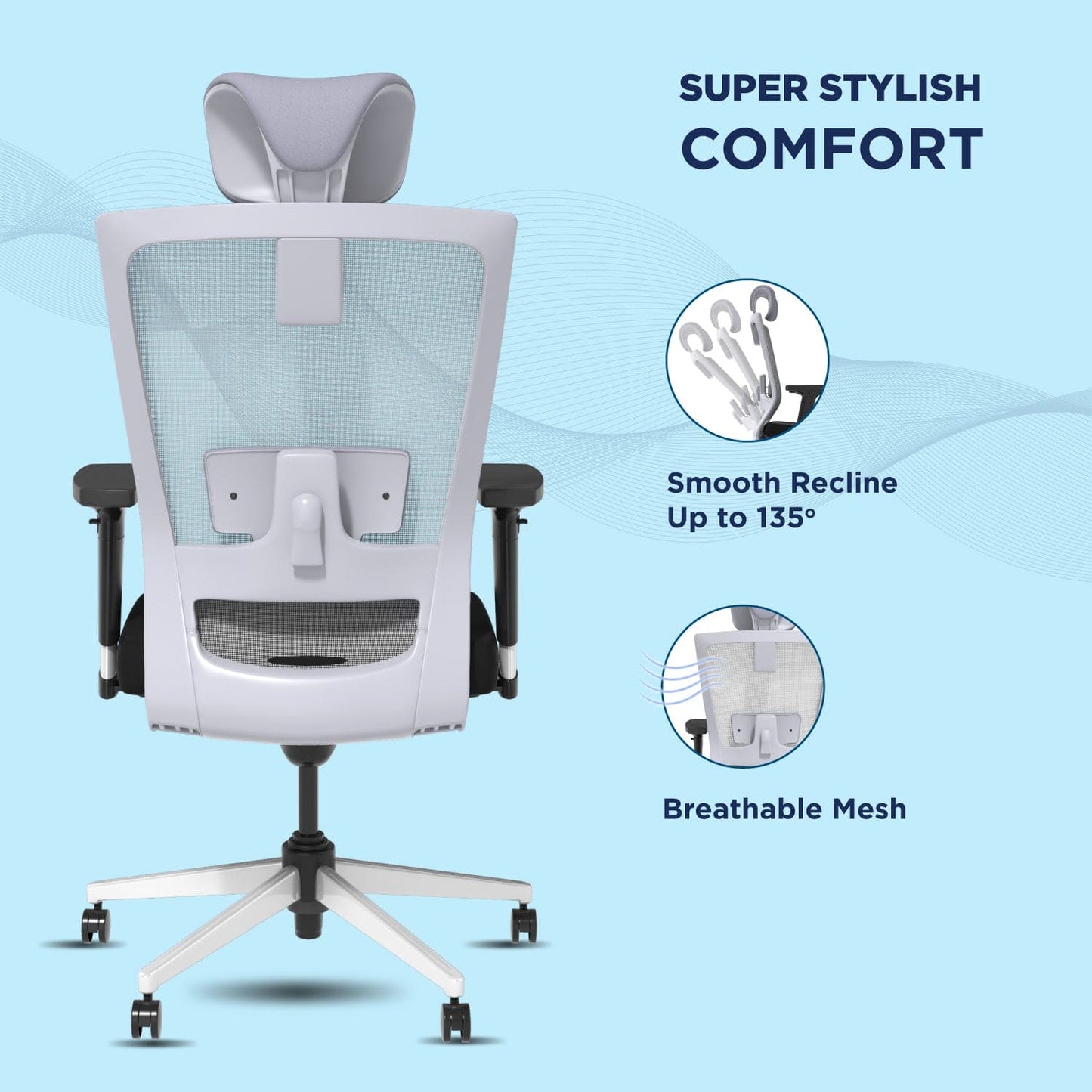 ERGOSMART PRO OFFICE CHAIR (Stylux)