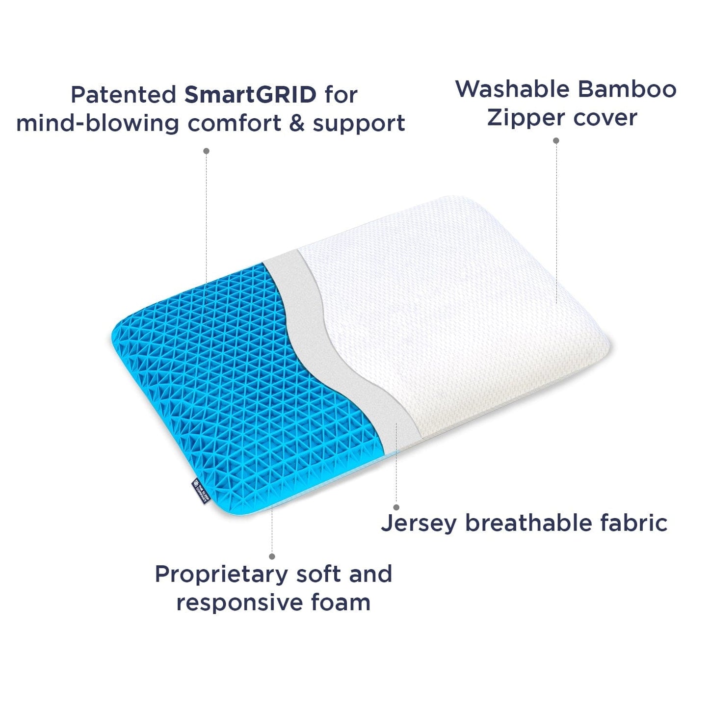 Smart Hybrid Pillow inner view