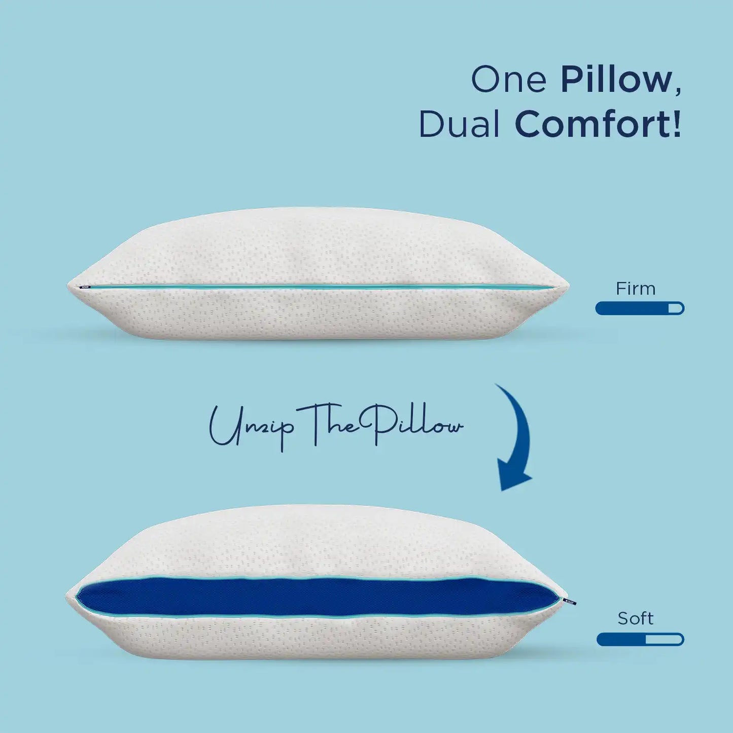 SnowTec Adjustable Plush Pillow