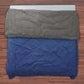 All-Weather Comforter Dark Blue & Grey full view